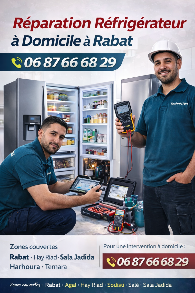 réparation réfrigérateur à domicile