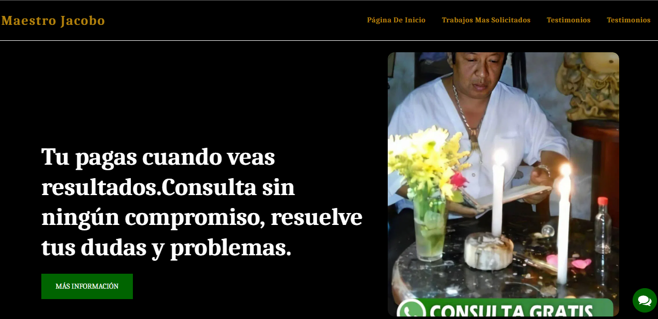 Diseño web Esotérico