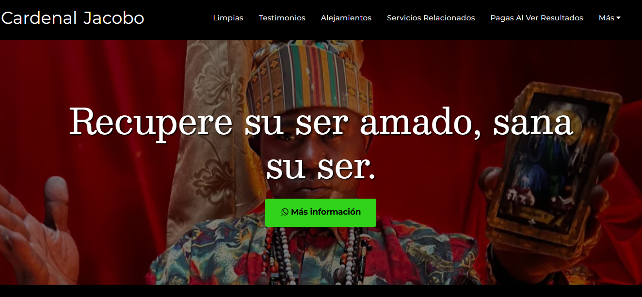 Pagina esotérica de maestro