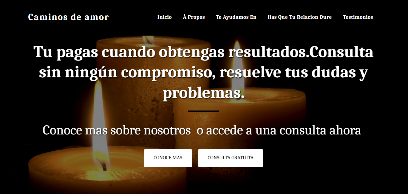 Pagina oficial de caminos de amor