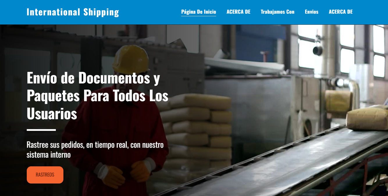 Pagina oficial de Shipping