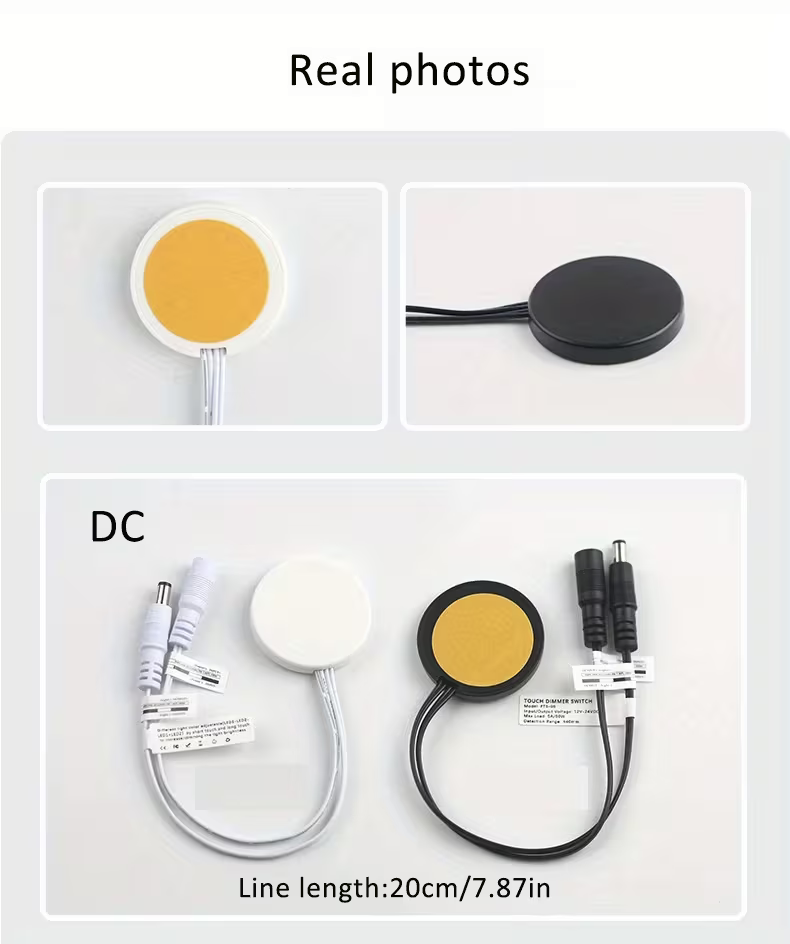 5v 12v 24v led   sensor switch no drilling required       wire   for intelligent led   lamp dimmer Product details 7