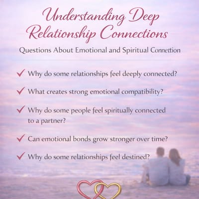 Why Do Some People Feel a Deep Spiritual Connection With Their Partner? Understanding Soulmate Energy in Relationships