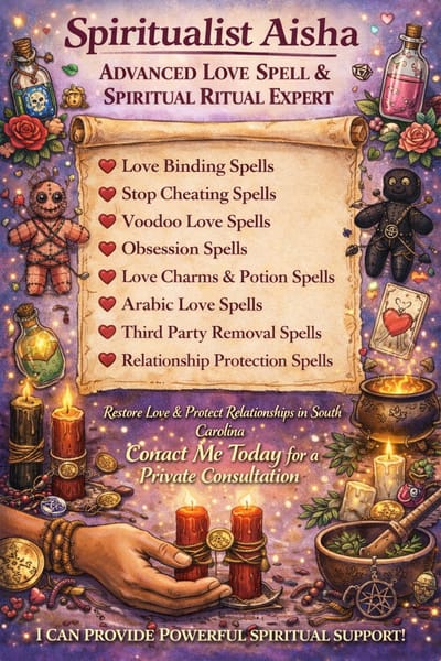 Looking for Powerful Love Spells in South Carolina? Real Love Spell and Effective Love Spell Spiritual Guidance