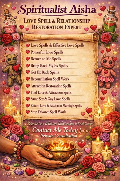 Bring Back The Person I Love Spell – USA • NEW YORK • TEXAS