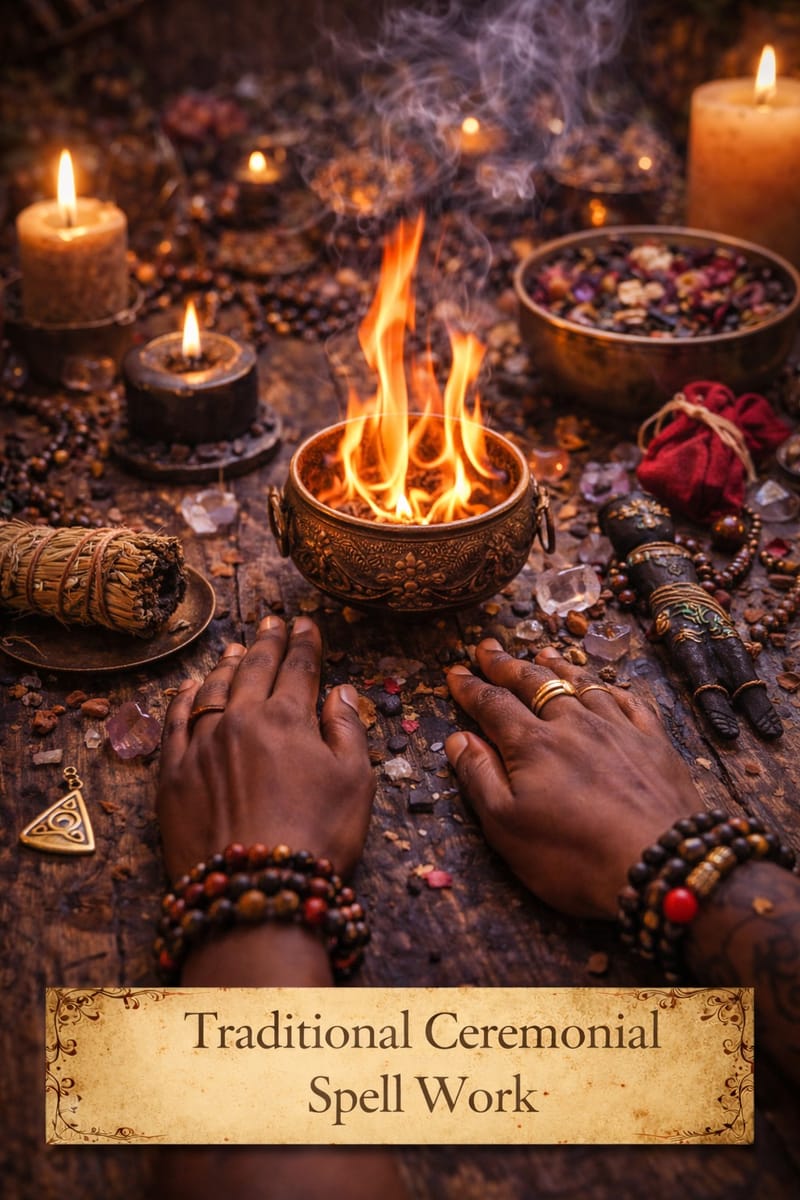 Traditional Ceremonial Spell Work
