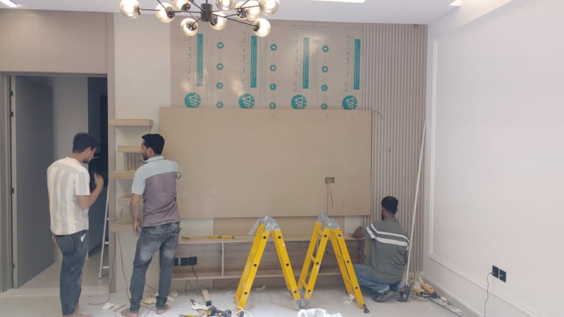 Tv media wall 