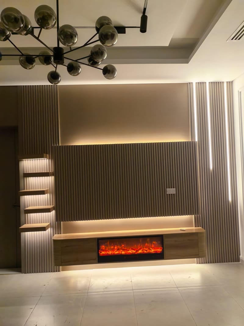 Tv media wall 