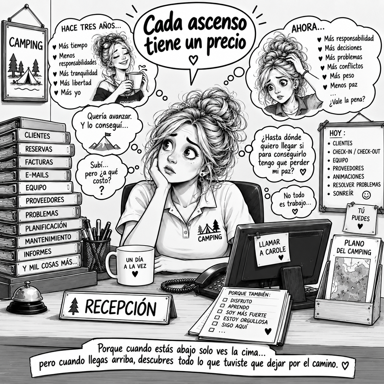 Cada ascenso tiene un precio