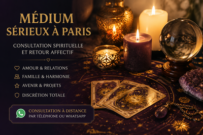 Médium sérieux à Paris : consultation spirituelle et retour affectif