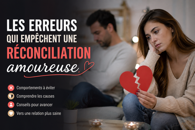 Les erreurs qui empêchent une réconciliation amoureuse