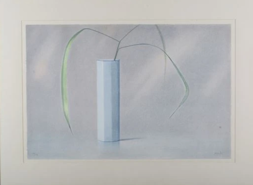 Grass in Blue Vase Peter Frie