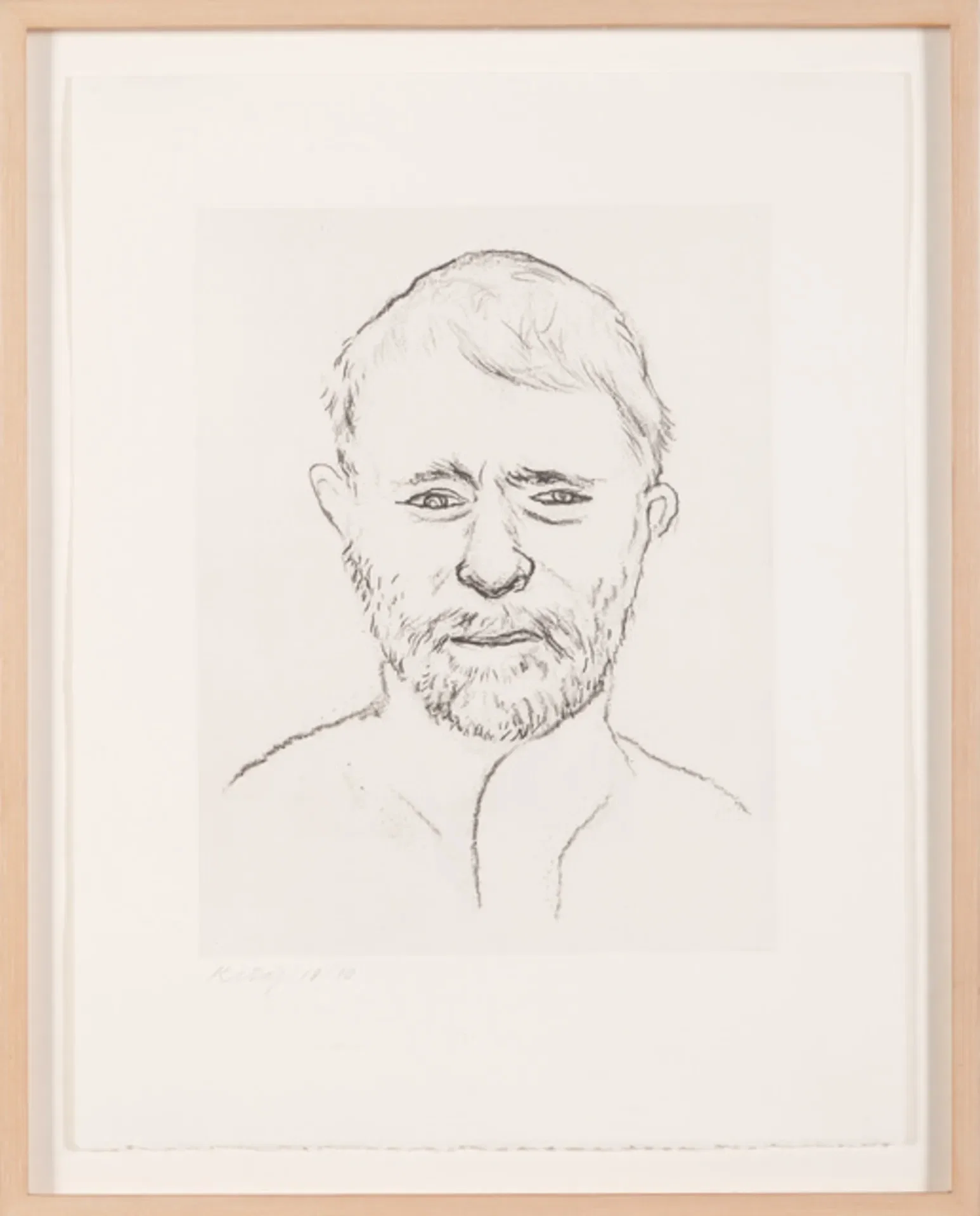SELF PORTRAIT R B KITAJ  1990