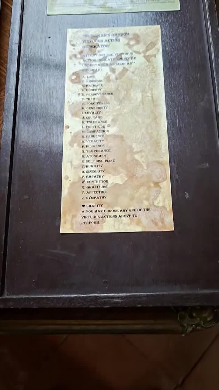 DR LAGAN'S RANDOM VIRTUOUS ACTION GENERATOR