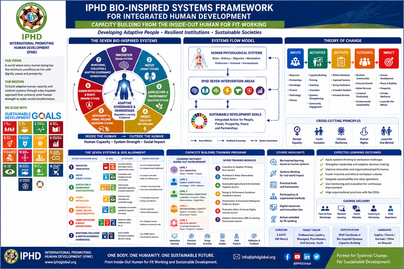 Our IPHD Bio-Inspired Systems Framework for Integrated Human Development Experience in Zimbabwe