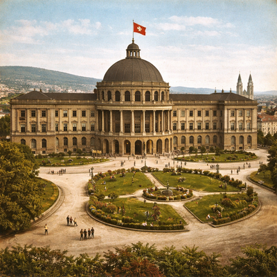 Die Entstehung des Polytechnikums Zürich, der späteren ETH.