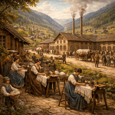 Die Geschichte der Textilindustrie im Toggenburg.