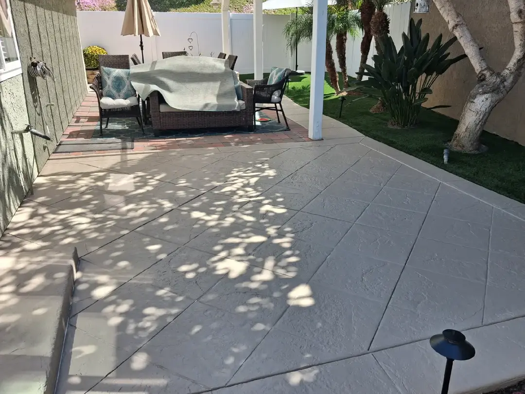 Stained Concrete Patio
