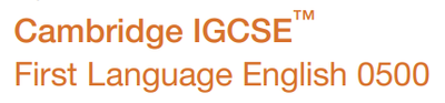 -English First Language-