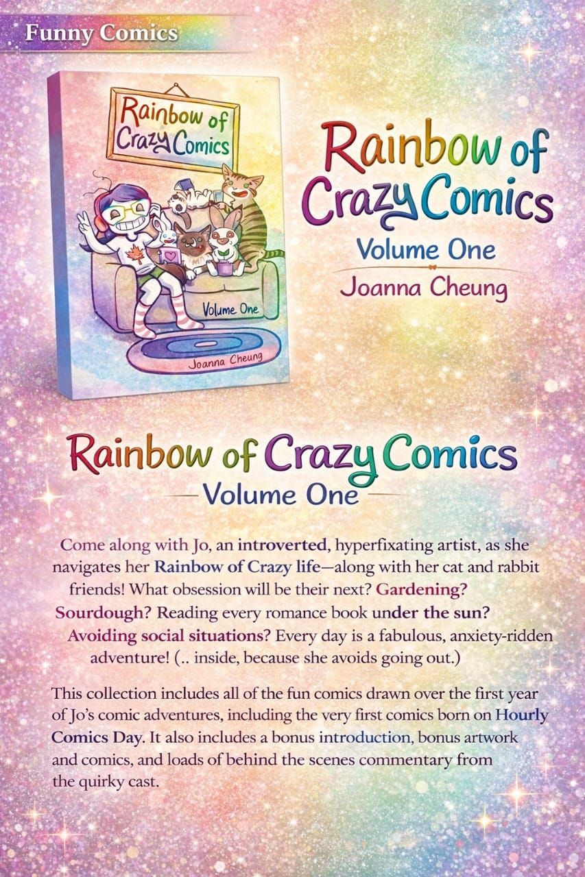 Upcoming Pick: Rainbow of Crazy Comics. By Joanna Cheung