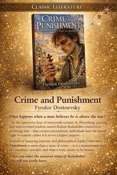 Upcoming Pick: Crime and Punishment. By Fyodor Dostoevsky