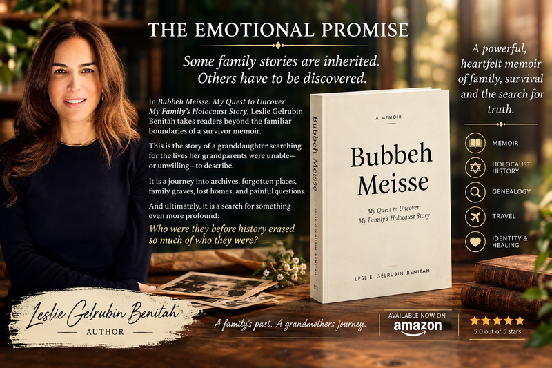 AUTHOR SPOTLIGHT WITH AUTHOR LESLIE GELRUBIN BENITA. [BIOGRAPHIES & MEMOIR, HISTORICAL, HOLOCAUST]