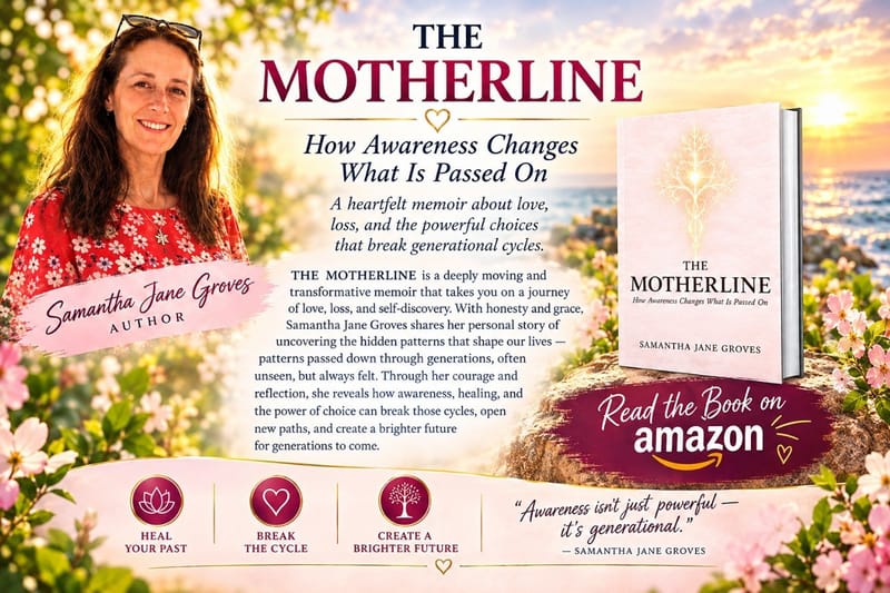AUTHOR SPOTLIGHT WITH AUTHOR SAMANTHA JANE GROVES. [HEALTH, FAMILY & PERSONAL DEVELOPMENT/ SELF HELP/ SPIRITUAL]
