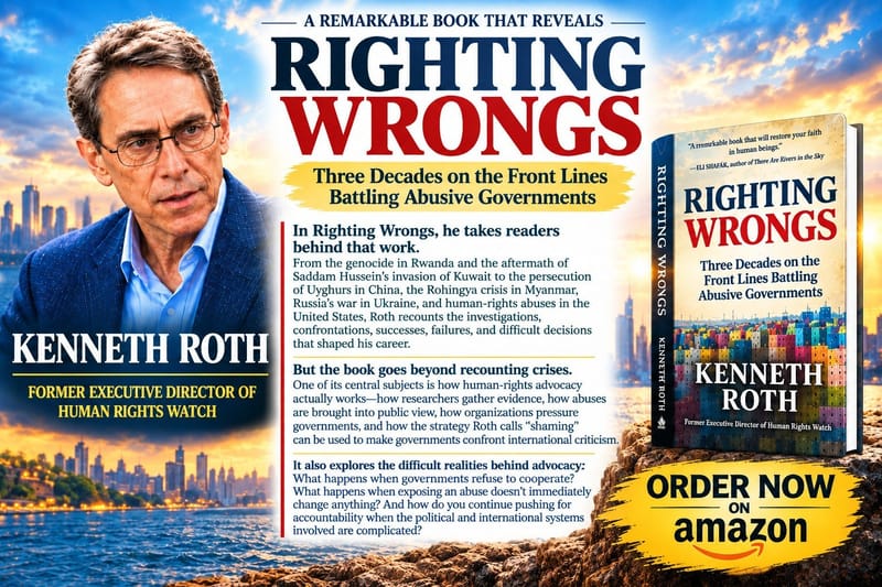 AUTHOR SPOTLIGHT WITH AUTHOR  KENNETH ROTH. [POLITICS & SOCIAL SCIENCE/ POLITICS & GOVERNMENT/  HUMAN RIGHTS]
