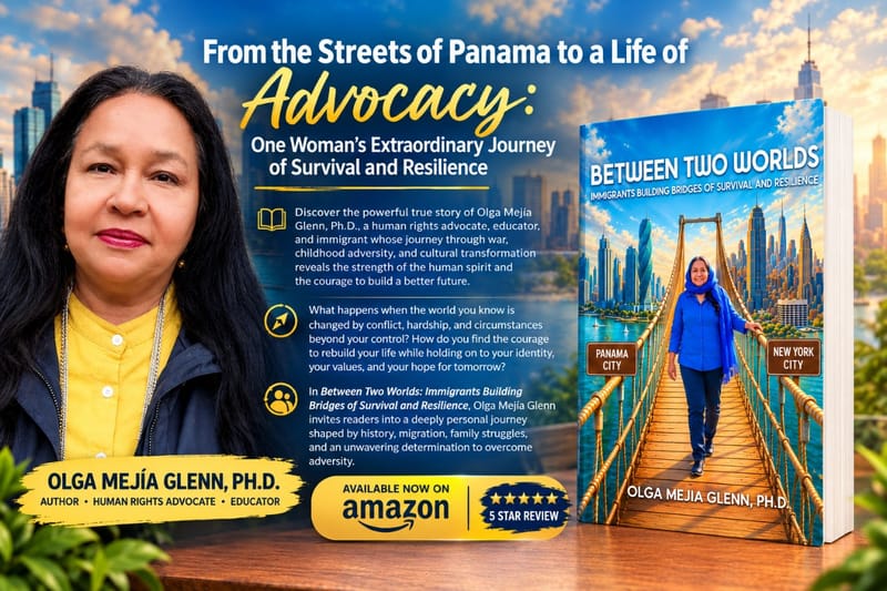 AUTHOR SPOTLIGHT WITH AUTHOR OLGA MEJIA GLENN. [BIOGRAPHIES & MEMOIRS/ COMMUNITY & CULTURE/ EMIGRANTS & IMMIGRANTS]