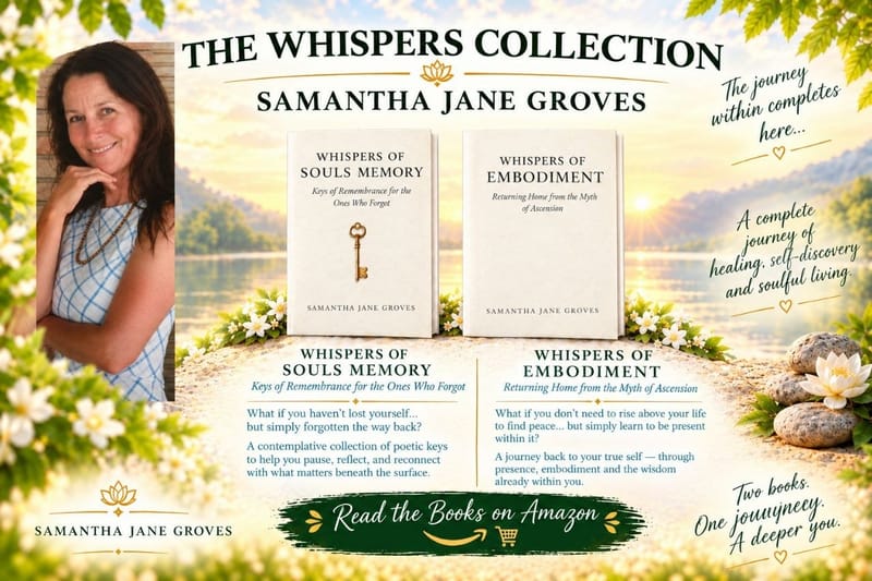 AUTHOR SPOTLIGHT WITH AUTHOR SAMANTHA JANE GROVES. [RELIGION & SPIRITUALITY/ NEW AGE/ MENTAL & SPIRITUAL HEALING/ INSPIRATIONAL]