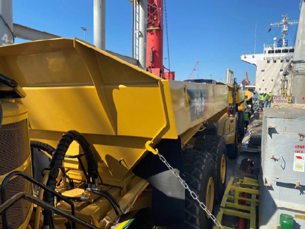 Loading and on board securing