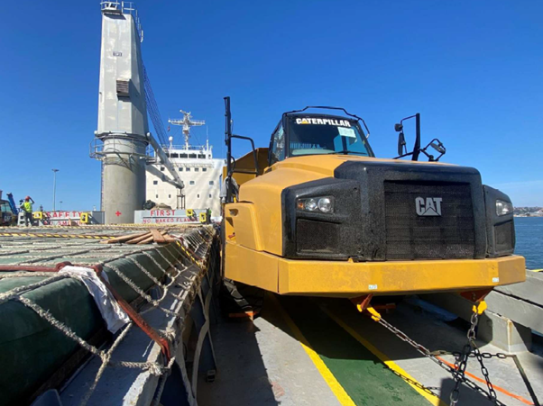 Loading and on board securing