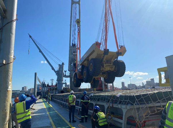 Loading and on board securing