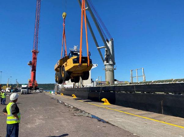 Loading and on board securing