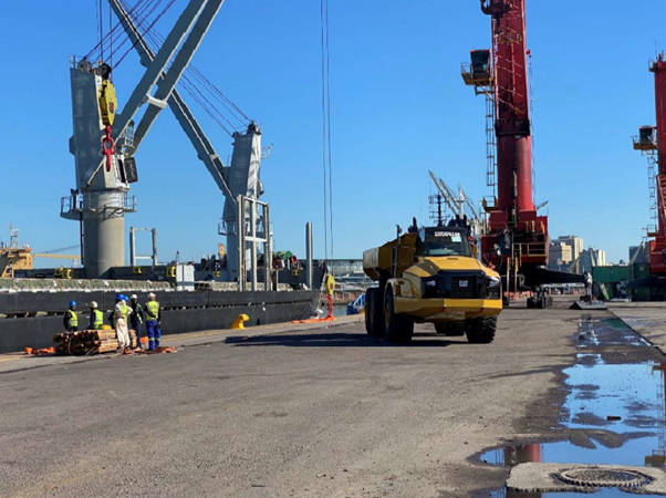 Loading and on board securing
