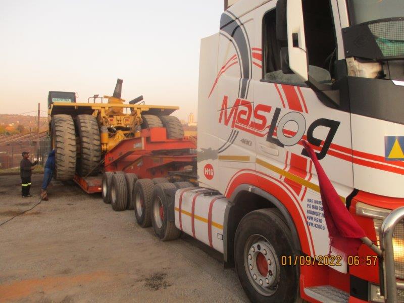 From Collection in Johannesburg, storage in Durban, and delivery to port for shipment