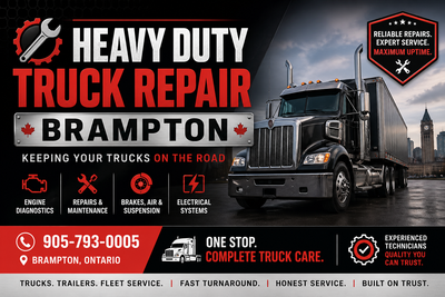 What to Expect from Heavy Duty Truck Repair in Brampton