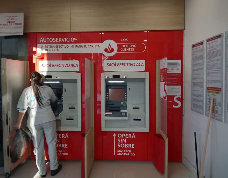 Cajeros automáticos en BANCO SANTANDER