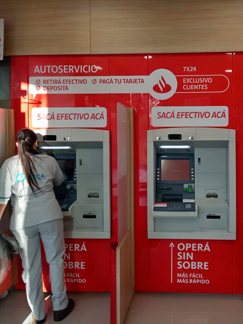 Cajeros automáticos en BANCO SANTANDER
