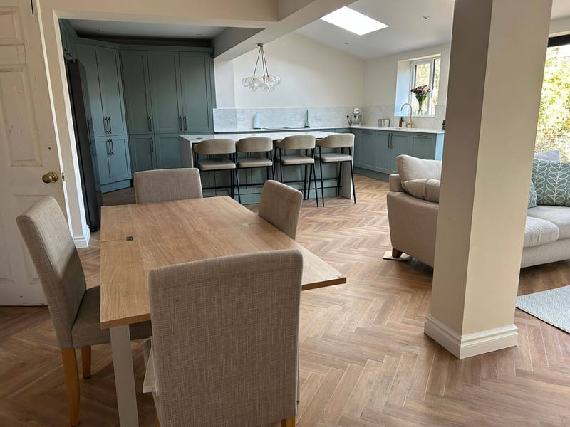 We carry full kitchen fit outs including Electrical and Plumbing works 