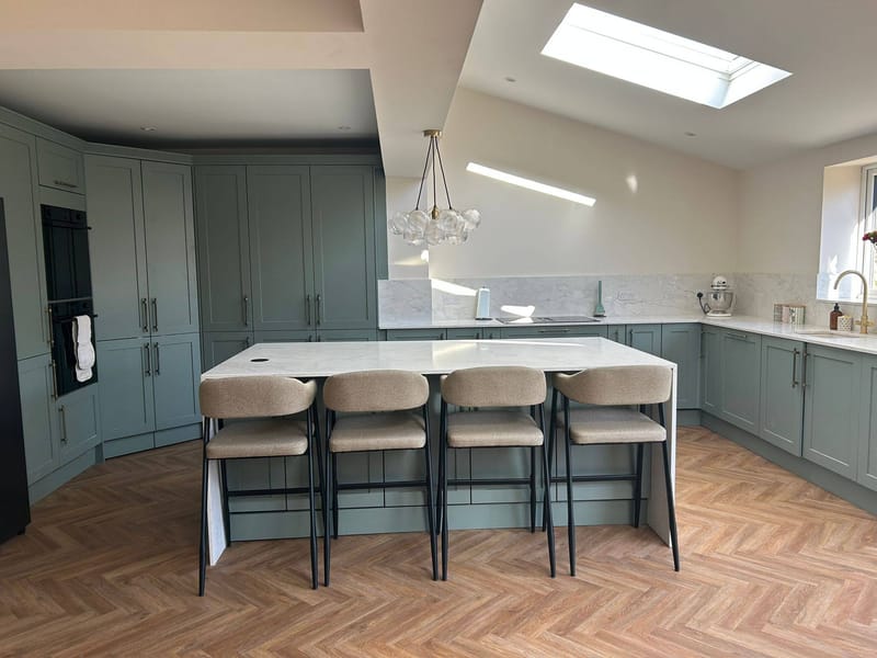 We carry full kitchen fit outs including Electrical and Plumbing works 