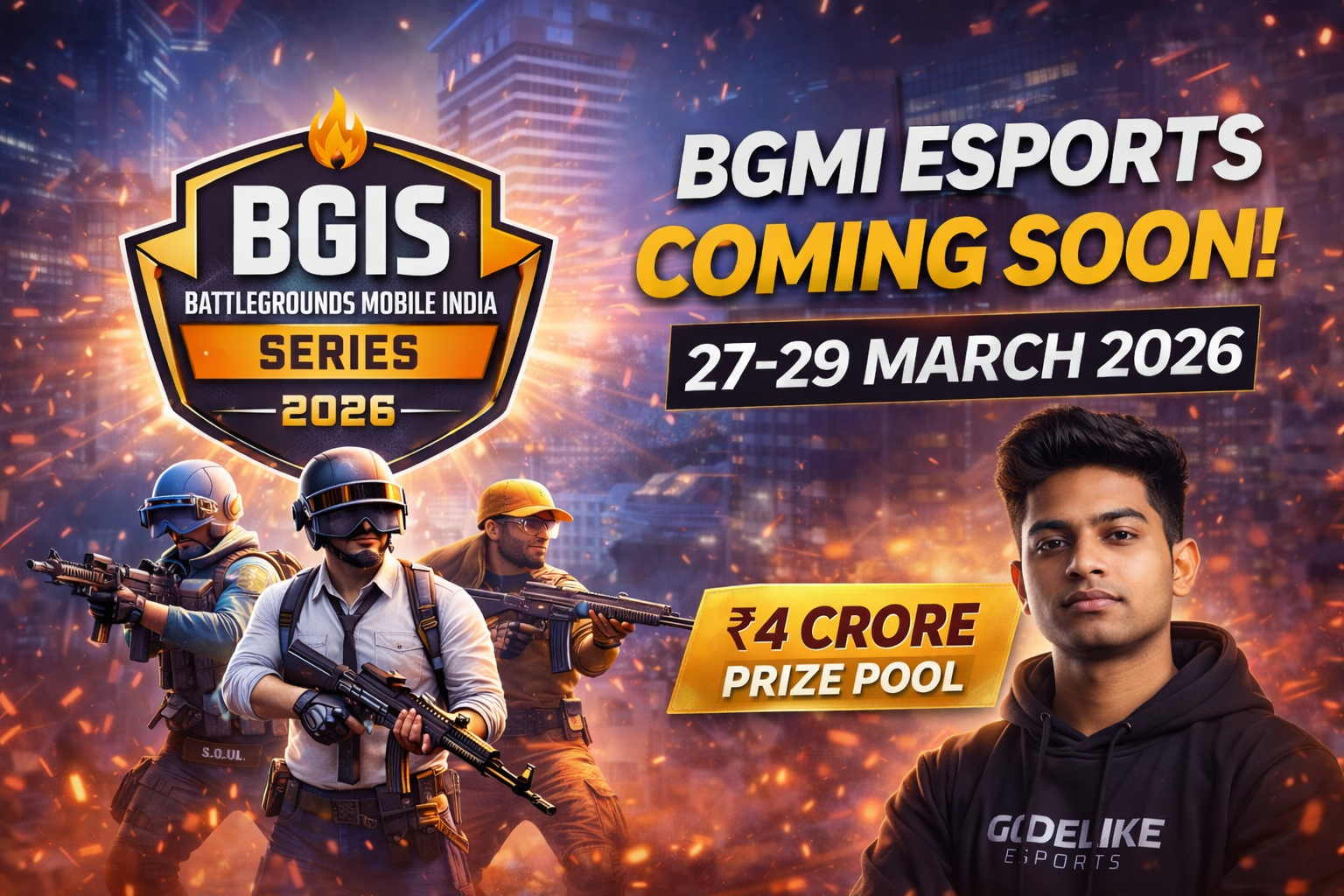 BGIS 2026: भारत का सबसे बड़ा BGMI Esports टूर्नामेंट, ₹4 करोड़ के Prize Pool के साथ होगा रोमांचक मुकाबला