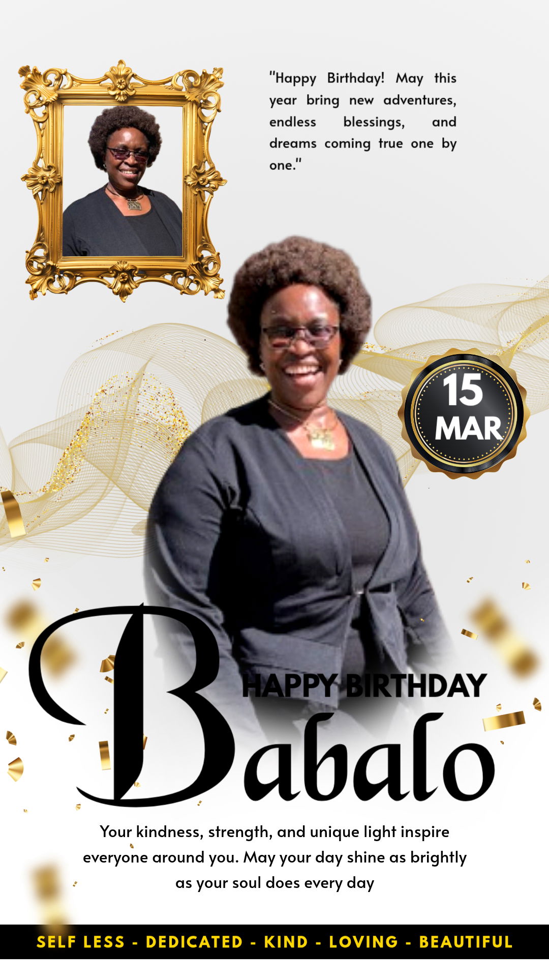 Birthday Greetings to Our Session Clerk