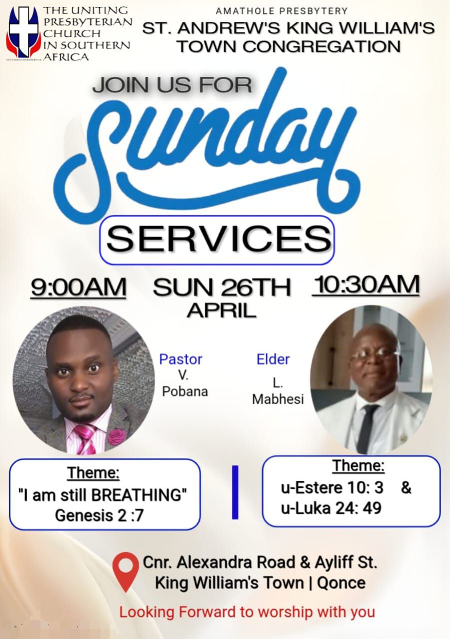 Sunday service- Guest Preacher