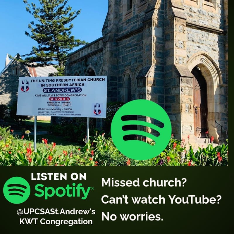 Spotify- UPCSA St. Andrew's KWT Congregation