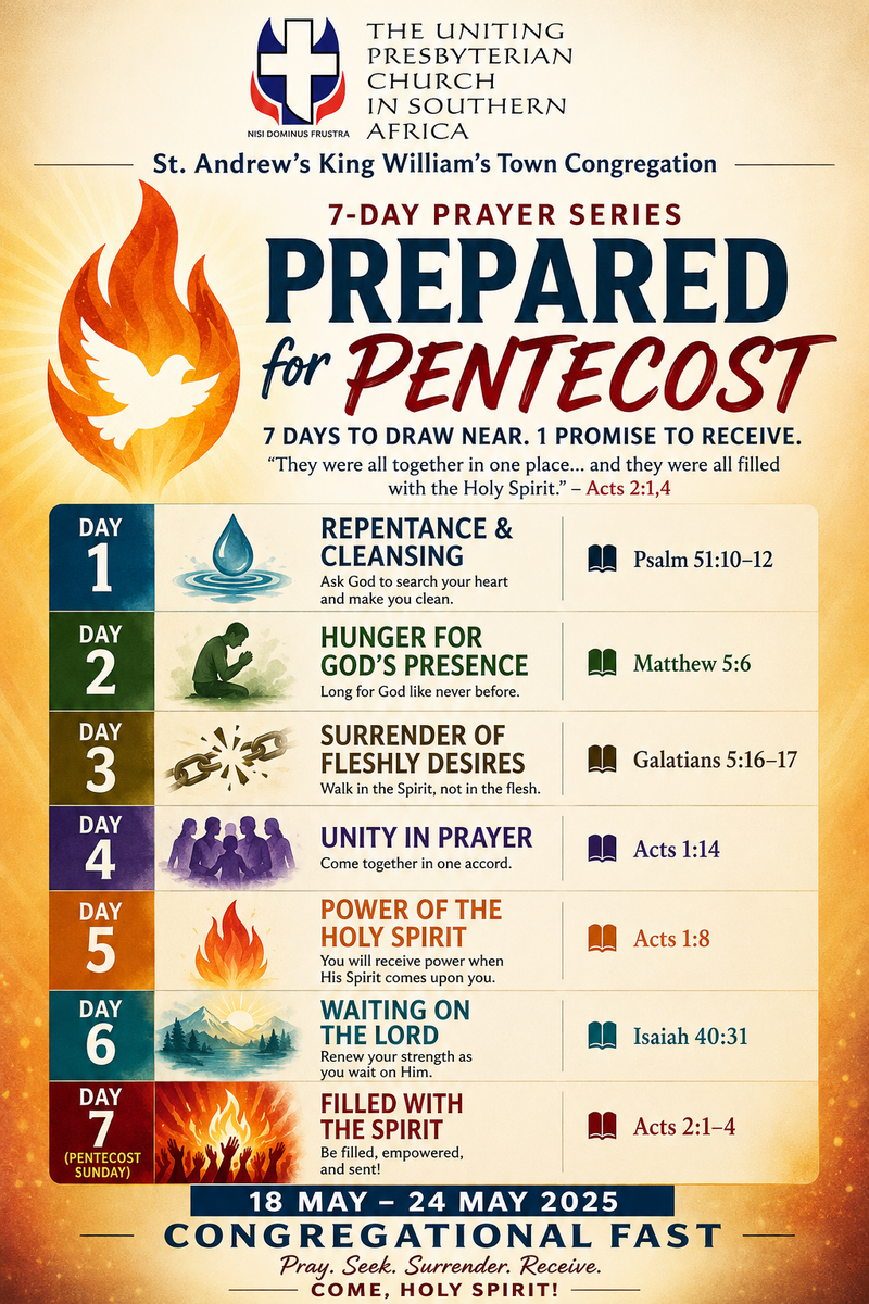 7 Days of Prayer & Fasting – Join Us!