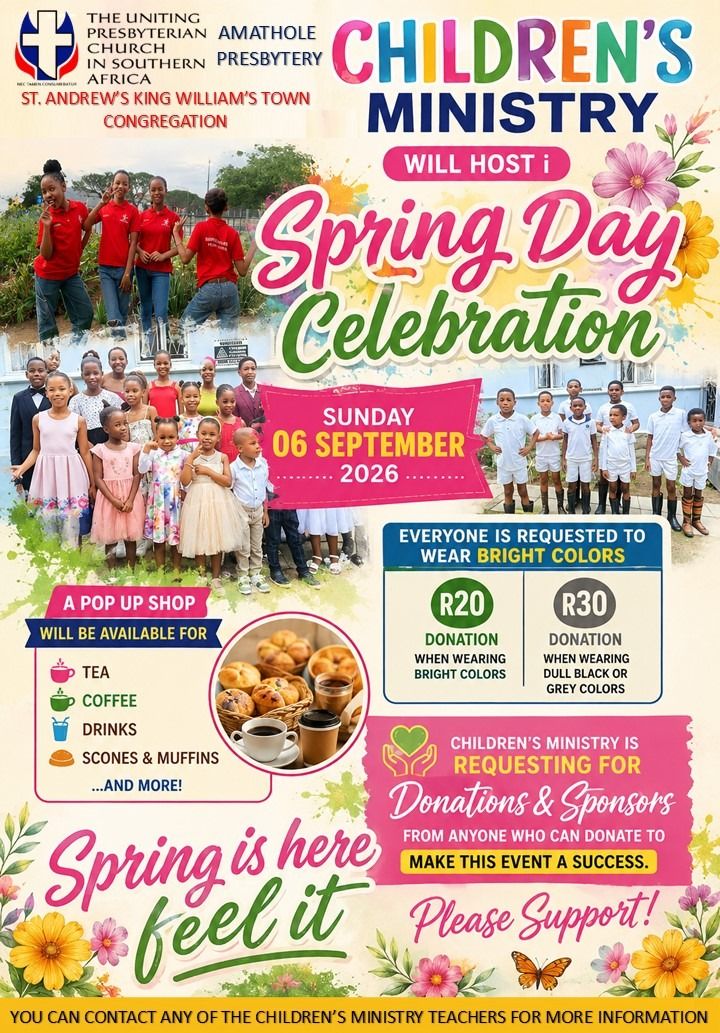 Children's Ministry Spring Celebration