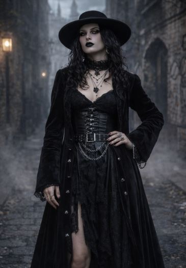 mode gothique et mystique queer