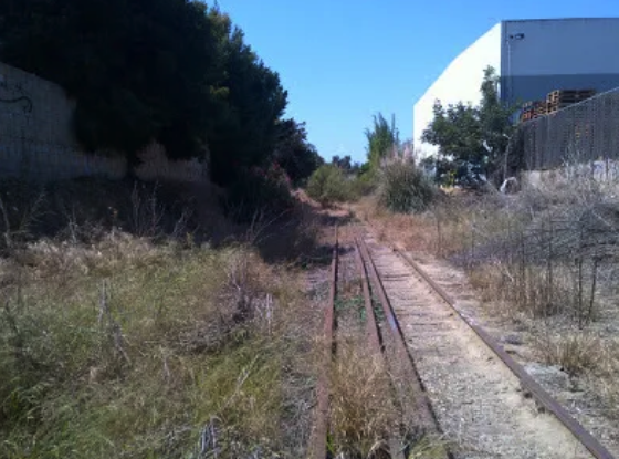 Southern Pacific Railroad right-of-way