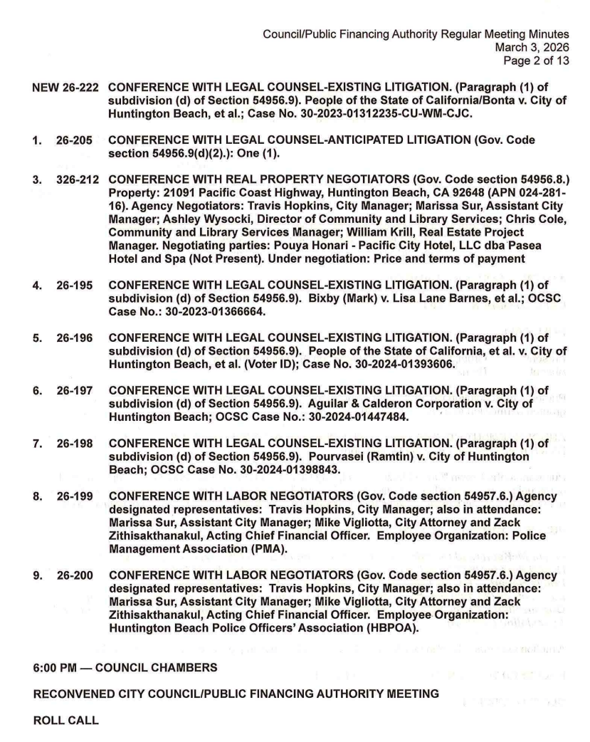 What is a closed session?